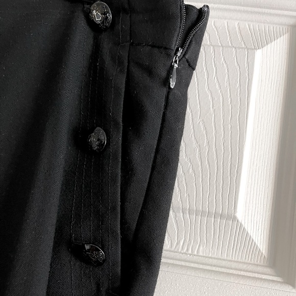 Banana Republic Logan Sailor Trouser in Black Luxe Brushed Twill Pants (size 8) - Picture 7 of 16